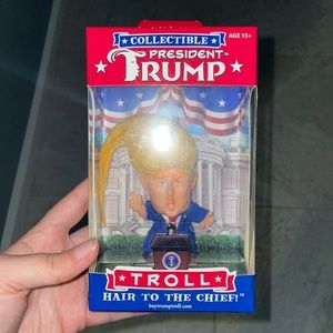 Collectible President Trump patrol hair to the chief